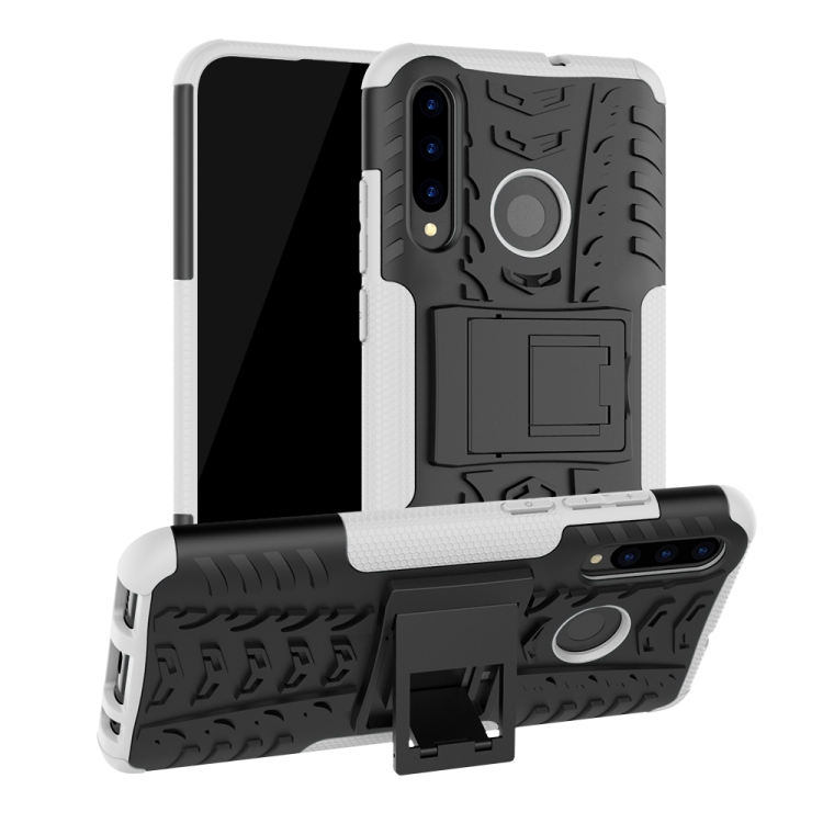 Tire Texture TPU+PC Shockproof Case for Huawei P Smart+ 2019, with Holder (White)
Tire Texture TPU+PC Shockproof Case for Huawei P Smart+ 2019, with Holder (White)