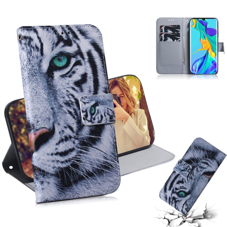 Tiger Pattern Coloured Drawing Horizontal Flip Leather Case for Huawei P30 Pro, with Holder & Card Slots & Wallet
Tiger Pattern Coloured Drawing Horizontal Flip Leather Case for Huawei P30 Pro, with Holder & Card Slots & Wallet