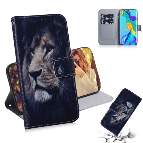 Lion Pattern Coloured Drawing Horizontal Flip Leather Case for Huawei P30 Pro, with Holder & Card Slots & Wallet
Lion Pattern Coloured Drawing Horizontal Flip Leather Case for Huawei P30 Pro, with Holder & Card Slots & Wallet