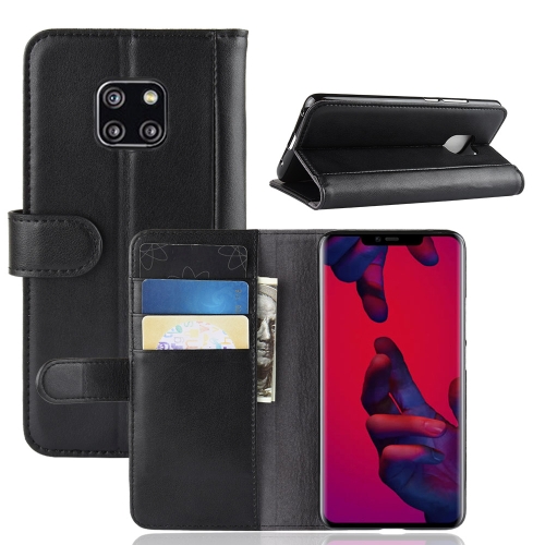Horizontal Flip Genuine Leather Case for Huawei Mate 20 Pro, with Card Slots & Holder & Wallet(Black)
Horizontal Flip Genuine Leather Case for Huawei Mate 20 Pro, with Card Slots & Holder & Wallet(Black)