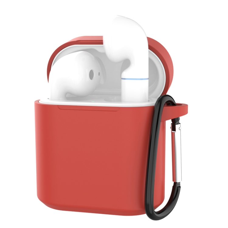 Silicone Charging Box Protective Case with Carabiner for Huawei Honor FlyPods / FlyPod Pro / FreeBuds2 / FreeBuds2 Pro(Red)
Silicone Charging Box Protective Case with Carabiner for Huawei Honor FlyPods / FlyPod Pro / FreeBuds2 / FreeBuds2 Pro(Red)