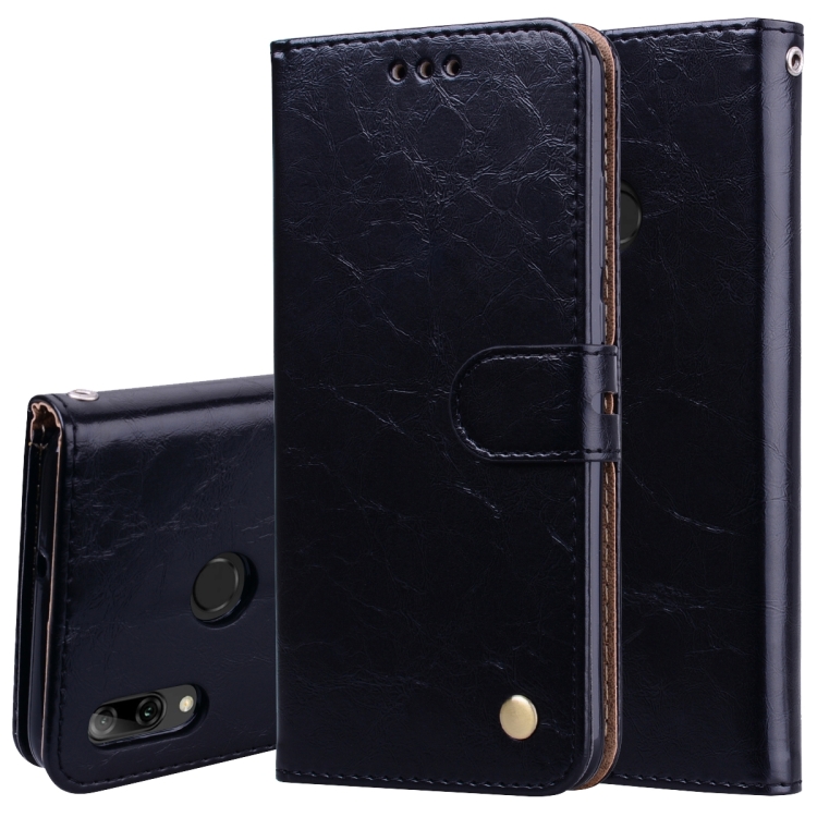 Business Style Oil Wax Texture Horizontal Flip Leather Case for Huawei P Smart 2019, with Holder & Card Slots & Wallet (Black)
Business Style Oil Wax Texture Horizontal Flip Leather Case for Huawei P Smart 2019, with Holder & Card Slots & Wallet (Black)