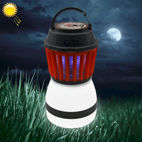 

IP67 Waterproof LED Mosquito Killer Night Lamp Rechargeable Outdoor Travel Insects Flies Pest Killer with Solar Panel