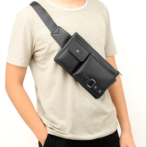 Universal Outdoor Men Shoulder Messenger Bags Retro Men Waist Bag, Size: S (24.5cm x 13cm x 1cm) (Black)
Universal Outdoor Men Shoulder Messenger Bags Retro Men Waist Bag, Size: S (24.5cm x 13cm x 1cm) (Black)