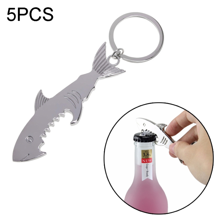 5 PCS Multi-function Shark Bottle Opener Key Chain Car Key Pendant, Size: 13.5x3cm
5 PCS Multi-function Shark Bottle Opener Key Chain Car Key Pendant, Size: 13.5x3cm