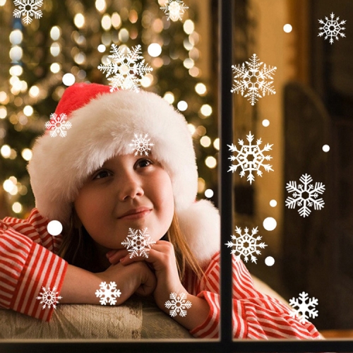 Snowflake Pattern Living Room Window Glass Door Removable Christmas Wall Sticker Decoration
Snowflake Pattern Living Room Window Glass Door Removable Christmas Wall Sticker Decoration