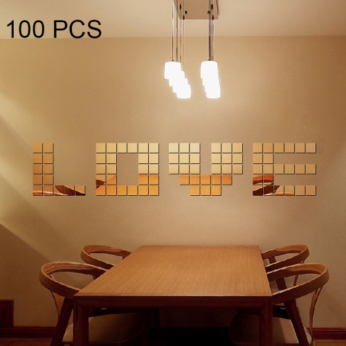 100 PCS Square Crystal Mosaic Mirror Acrylic Stereo Wall Stickers Creative Background Home Living Room Wall Sticker,Size:3*3cm(Gold)
100 PCS Square Crystal Mosaic Mirror Acrylic Stereo Wall Stickers Creative Background Home Living Room Wall Sticker,Size:3*3cm(Gold)