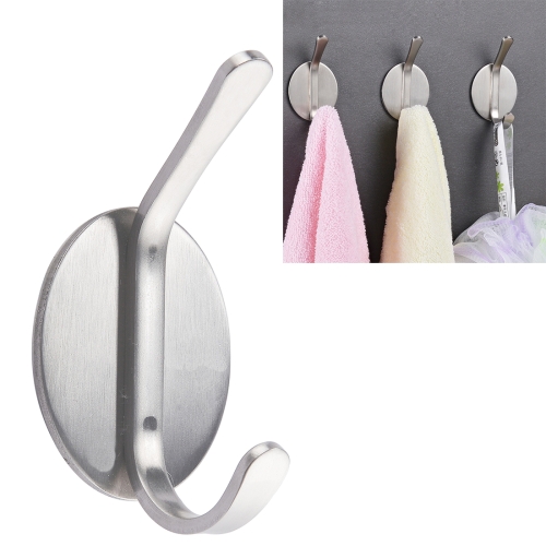 304 Stainless Steel Elliptical Hook Bathroom Non-perforated Storage Clothes Hanger
304 Stainless Steel Elliptical Hook Bathroom Non-perforated Storage Clothes Hanger