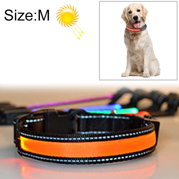 Medium and Large Dog Pet Solar + USB Charging LED Light Collar, Neck Circumference Size: M, 40-50cm(Orange)
Medium and Large Dog Pet Solar + USB Charging LED Light Collar, Neck Circumference Size: M, 40-50cm(Orange)
