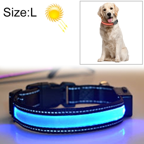 Medium and Large Dog Pet Solar + USB Charging LED Light Collar, Neck Circumference Size: L, 50-60cm(Blue)
Medium and Large Dog Pet Solar + USB Charging LED Light Collar, Neck Circumference Size: L, 50-60cm(Blue)