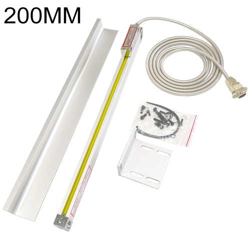 200mm Measuring Range Milling Lathe Digital Readout Encoder Grating Electronic Ruler Linear Scale
200mm Measuring Range Milling Lathe Digital Readout Encoder Grating Electronic Ruler Linear Scale