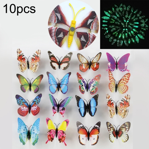 100 PCS Fashion Luminous Butterfly with Magnet Simulation Fridge Magnets Wall Sticker Garden Decoration, Random Color Delivery
100 PCS Fashion Luminous Butterfly with Magnet Simulation Fridge Magnets Wall Sticker Garden Decoration, Random Color Delivery