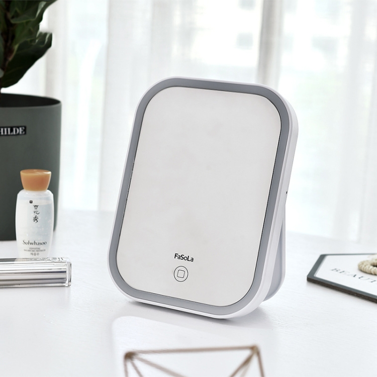 FaSoLa Makeup Mirror with LED Light Portable Folding Beauty Dressing Mirror Table Lamp, Size: 18x13.5x1.7cm
FaSoLa Makeup Mirror with LED Light Portable Folding Beauty Dressing Mirror Table Lamp, Size: 18x13.5x1.7cm