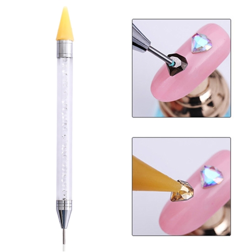 Crystal Dotting Drill Point Pen White Wax Stainless Steel Double Head Nail Pen Point Drill Manicure Art Tool
Crystal Dotting Drill Point Pen White Wax Stainless Steel Double Head Nail Pen Point Drill Manicure Art Tool