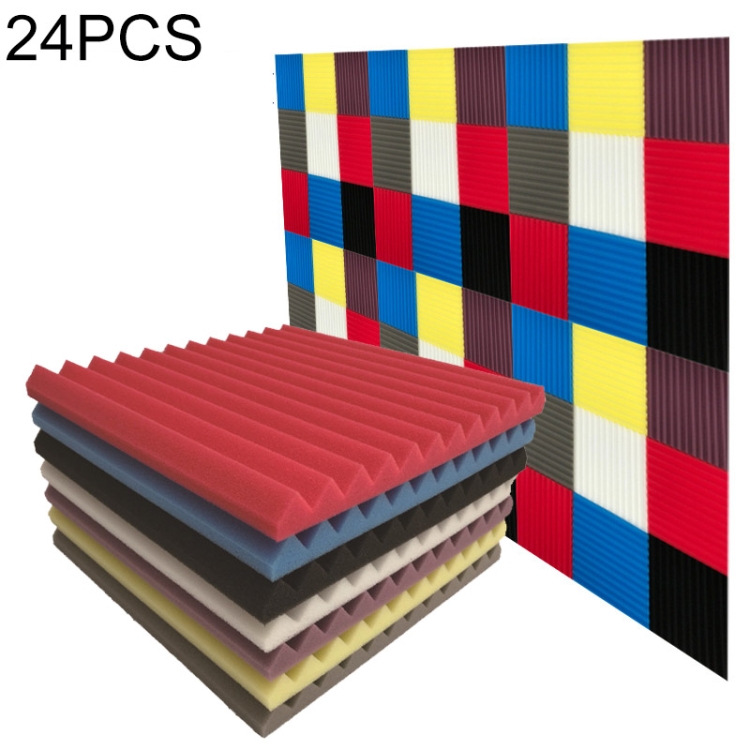 24 PCS Recording Studio Drum Room Acoustic Foam, Random Color Delivery
24 PCS Recording Studio Drum Room Acoustic Foam, Random Color Delivery