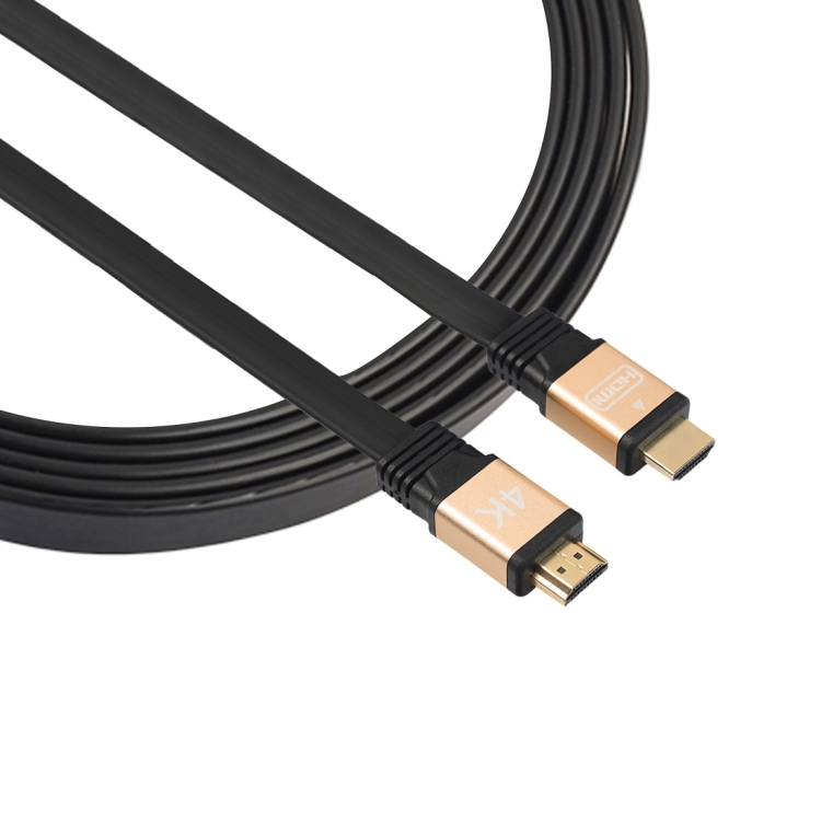 1m HDMI 2.0 (4K) 30AWG High Speed 18Gbps Gold Plated Connectors HDMI Male to HDMI Male Flat Cable(Gold)
1m HDMI 2.0 (4K) 30AWG High Speed 18Gbps Gold Plated Connectors HDMI Male to HDMI Male Flat Cable(Gold)