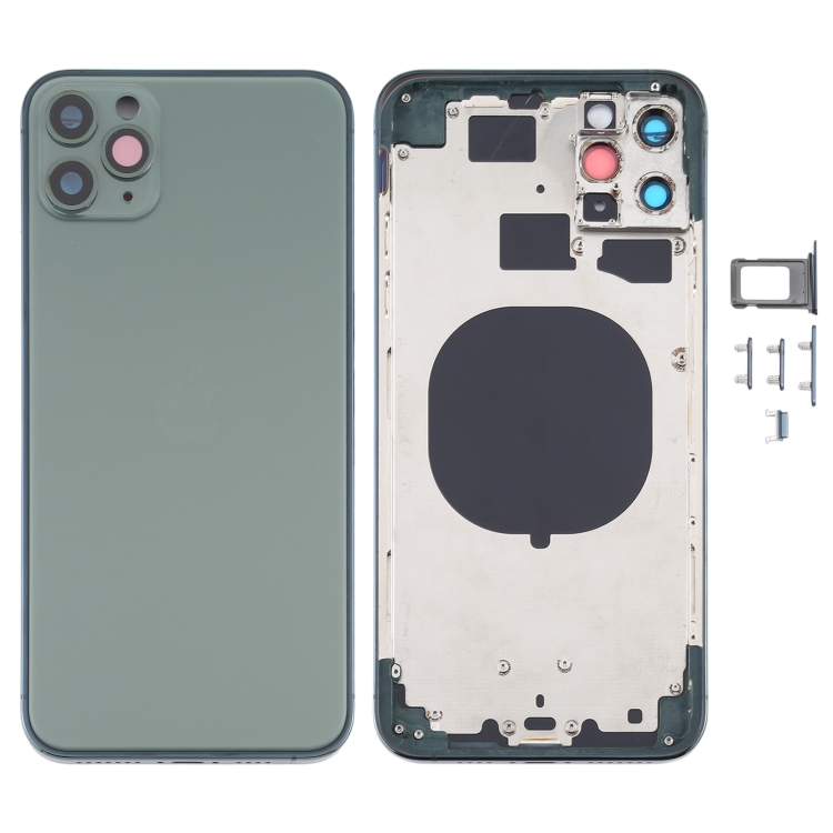 Back Housing Cover with Appearance Imitation of iPhone 12 for iPhone 11 Pro Max(Green)
Back Housing Cover with Appearance Imitation of iPhone 12 for iPhone 11 Pro Max(Green)