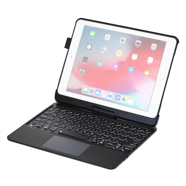 Q5 For iPad 2017 & 2018 / Pro 9.7 / Air 2 / Air Rotating Colorful Glowing Plastic Dot Bluetooth Keyboard (Black)
Q5 For iPad 2017 & 2018 / Pro 9.7 / Air 2 / Air Rotating Colorful Glowing Plastic Dot Bluetooth Keyboard (Black)