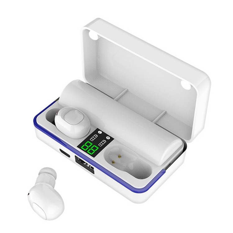 W12 IPX6 Waterproof Bluetooth 5.0 Touch Wireless Bluetooth Earphone with Charging Box, Support Power Digital Display & Breathing Light Bar & HD Call & Power Bank (White)
W12 IPX6 Waterproof Bluetooth 5.0 Touch Wireless Bluetooth Earphone with Charging Box, Support Power Digital Display & Breathing Light Bar & HD Call & Power Bank (White)