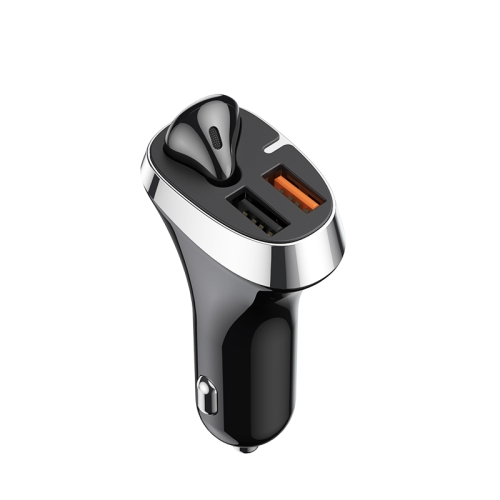 JOYROOM JR-CP2 Bluetooth 5.0 Multi-function Quick Charging Car USB Charger with Wireless Earphone (Black)
JOYROOM JR-CP2 Bluetooth 5.0 Multi-function Quick Charging Car USB Charger with Wireless Earphone (Black)