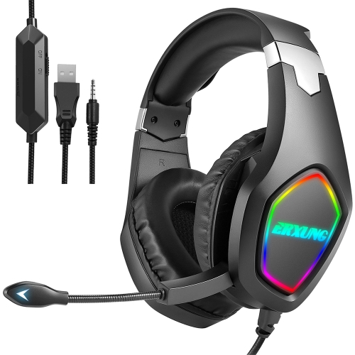 J20 PC Computer E-sports Gaming RGB Light Wired Headset with Microphone (Black)
J20 PC Computer E-sports Gaming RGB Light Wired Headset with Microphone (Black)