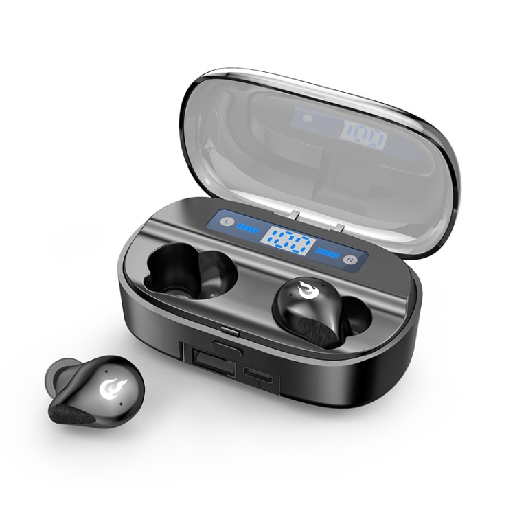 Langsdom T13 Plus IPX6 Waterproof Bluetooth 5.0 Touch Wireless Bluetooth Earphone with Charging Box & Digital Display, Support Call & Power Bank Function
Langsdom T13 Plus IPX6 Waterproof Bluetooth 5.0 Touch Wireless Bluetooth Earphone with Charging Box & Digital Display, Support Call & Power Bank Function