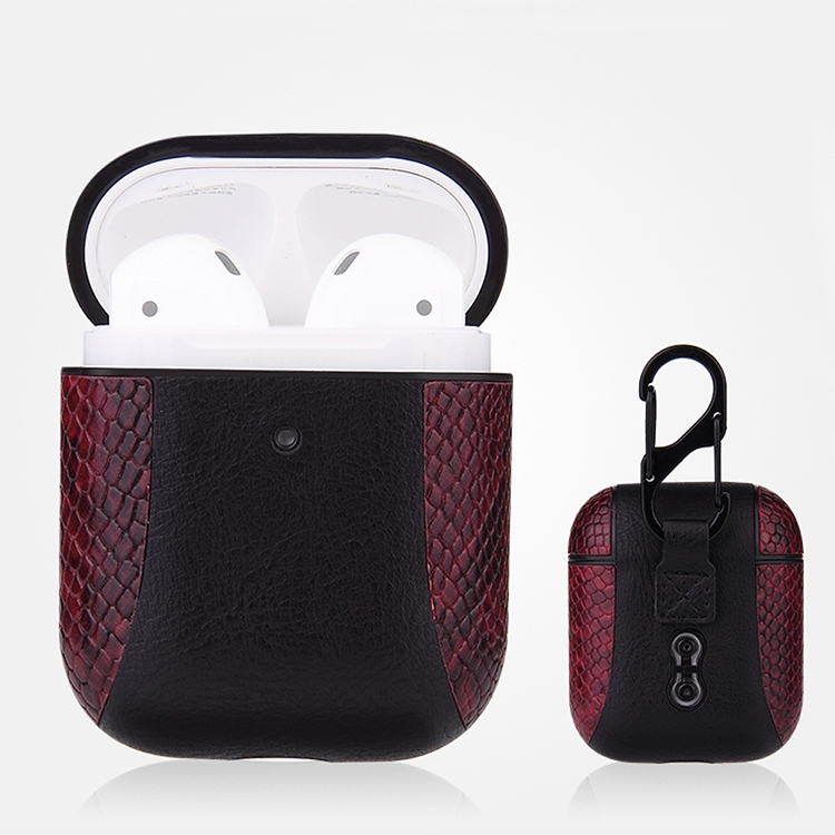 Colour-matching Flip-over Leather Earphones Shockproof Protective Case for Apple AirPods 1 / 2(Wine Red)
Colour-matching Flip-over Leather Earphones Shockproof Protective Case for Apple AirPods 1 / 2(Wine Red)