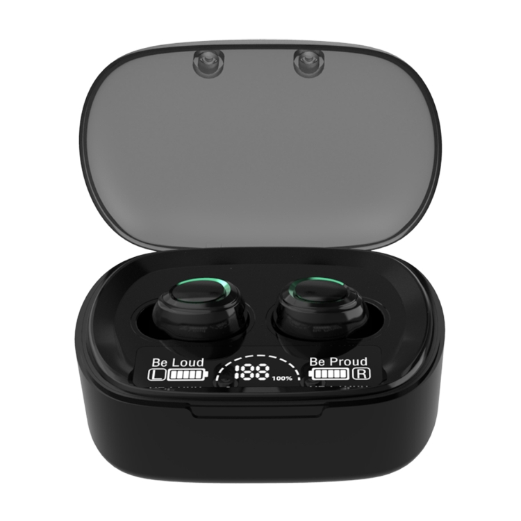 MD06 Mini In-ear TWS Wireless Touch Digital Display Bluetooth Earphone (Black)
MD06 Mini In-ear TWS Wireless Touch Digital Display Bluetooth Earphone (Black)
