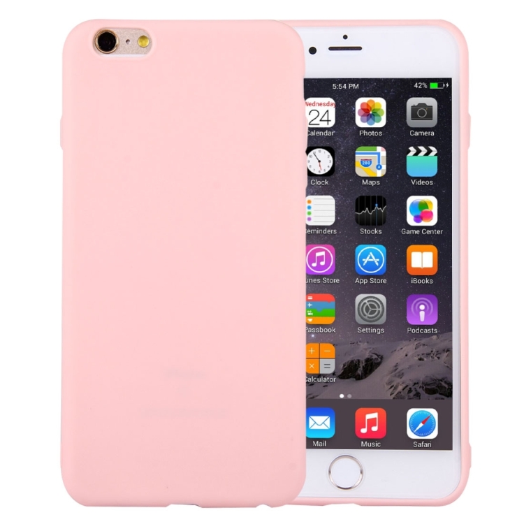 For iPhone 6 Plus & 6s Plus Solid Color TPU Protective Case Without Round Hole(Pink)
For iPhone 6 Plus & 6s Plus Solid Color TPU Protective Case Without Round Hole(Pink)