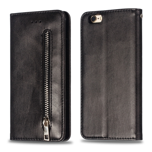 Calf Texture Zipper Magnetic Horizontal Flip Leather Case for iPhone 6s Plus / 6 Plus, with Wallet & Holder & Card Slots (Black)
Calf Texture Zipper Magnetic Horizontal Flip Leather Case for iPhone 6s Plus / 6 Plus, with Wallet & Holder & Card Slots (Black)