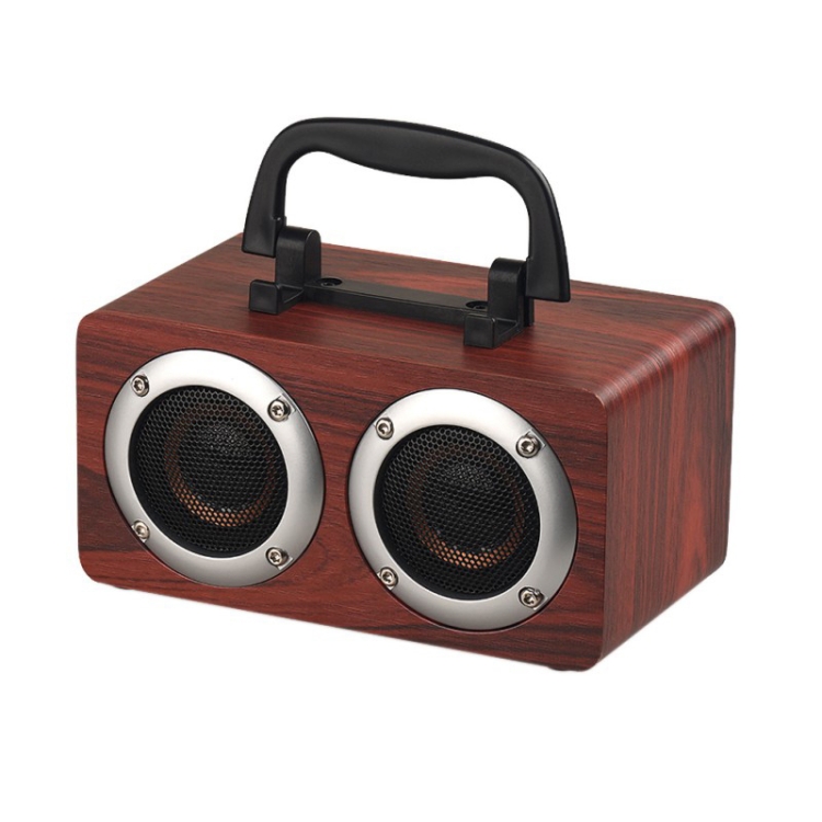 W5B Wooden Portable Dual Horn Stereo Bluetooth Speaker with Phone Holder, Support TF Card / AUX (Red)
W5B Wooden Portable Dual Horn Stereo Bluetooth Speaker with Phone Holder, Support TF Card / AUX (Red)