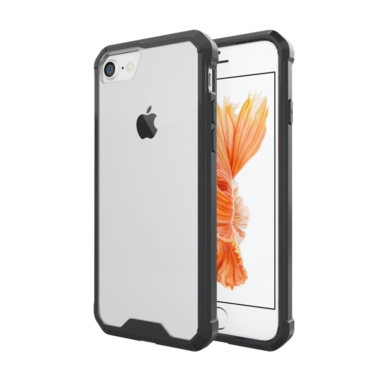 For iPhone 8 & 7 Shockproof Acrylic + TPU Transparent Armor Protective Case (Black)
For iPhone 8 & 7 Shockproof Acrylic + TPU Transparent Armor Protective Case (Black)