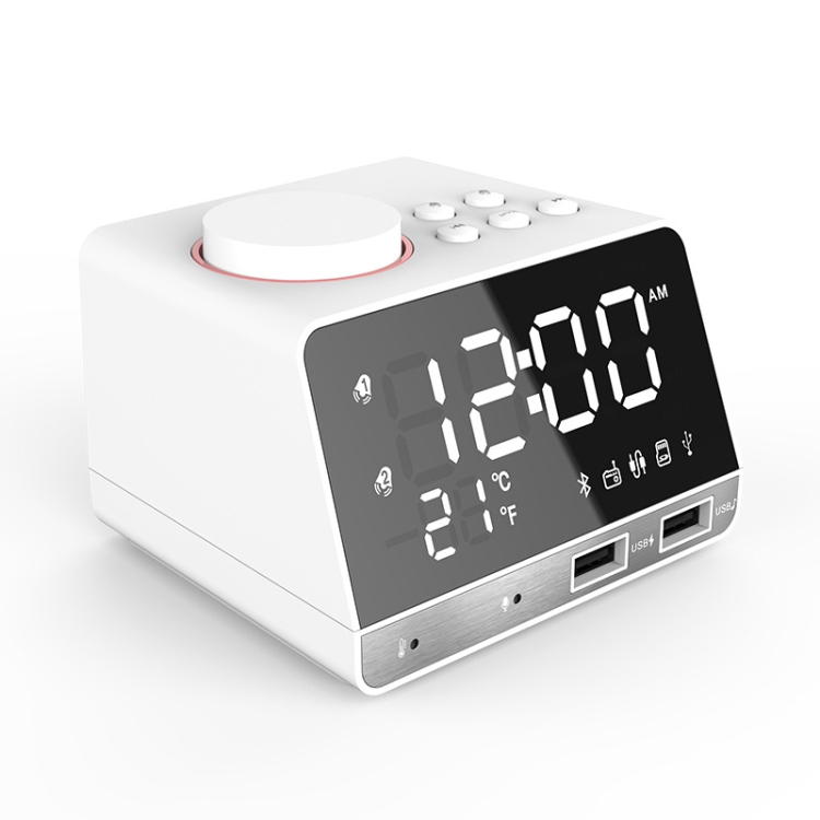 K11 Creative LED Bluetooth 4.2 Speaker Alarm Clock Music Display Radio(White)
K11 Creative LED Bluetooth 4.2 Speaker Alarm Clock Music Display Radio(White)