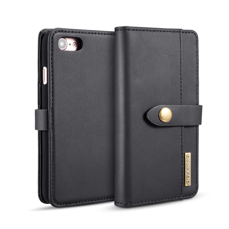 DG.MING Lambskin Detachable Horizontal Flip Magnetic Case For iPhone SE 2020 & 8 & 7, with Holder & Card Slots & Wallet (Black)
DG.MING Lambskin Detachable Horizontal Flip Magnetic Case For iPhone SE 2020 & 8 & 7, with Holder & Card Slots & Wallet (Black)
