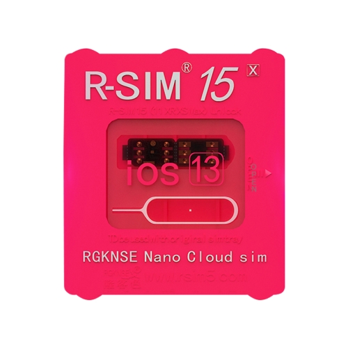 

R-SIM 15 Dual CPU Aegis Cloud Upgraded Version iOS 13 System Universal Unlocking Card for iPhone 11 Pro Max, iPhone 11 Pro, iPhone 11, iPhone X, iPhone XS, iPhone 8 & 8 Plus