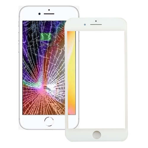 Front Screen Outer Glass Lens with Front LCD Screen Bezel Frame & OCA Optically Clear Adhesive for iPhone 8(White)
Front Screen Outer Glass Lens with Front LCD Screen Bezel Frame & OCA Optically Clear Adhesive for iPhone 8(White)