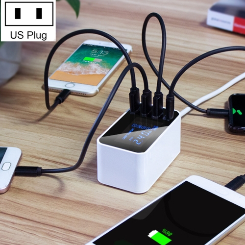 CDA30 20W 3 USB Ports + USB-C / Type-C Ports Multi-function Charger with LED Display, US Plug
CDA30 20W 3 USB Ports + USB-C / Type-C Ports Multi-function Charger with LED Display, US Plug