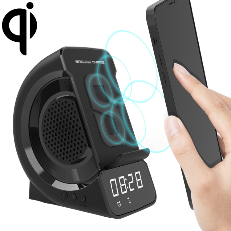 WD-200 5W 3 In 1 Multi-function Wireless Charger Bluetooth Speaker Alarm Clock
WD-200 5W 3 In 1 Multi-function Wireless Charger Bluetooth Speaker Alarm Clock