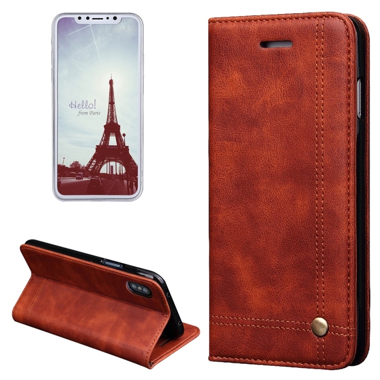For iPhone X / XS Retro Crazy Horse Texture Casual Style Horizontal Flip Leather Case with Holder & Card Slots & Wallet(Coffee)
For iPhone X / XS Retro Crazy Horse Texture Casual Style Horizontal Flip Leather Case with Holder & Card Slots & Wallet(Coffee)