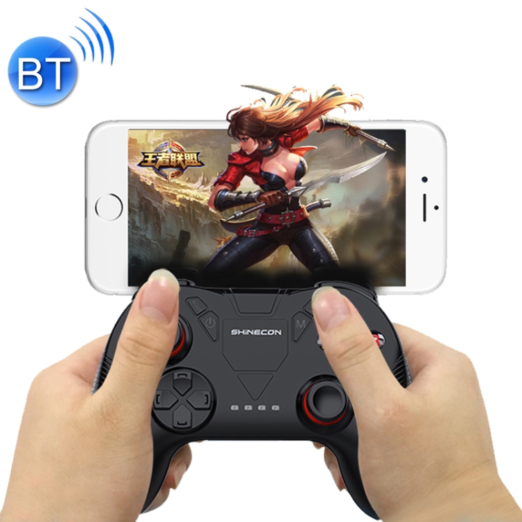 SHINECON Game Handle Mobile Bluetooth Adapter King Glory Game Assistant Tool (Black)
SHINECON Game Handle Mobile Bluetooth Adapter King Glory Game Assistant Tool (Black)