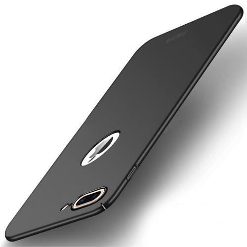 

MOFI for iPhone 8 Plus Frosted PC Ultra-thin Edge Fully Wrapped Up Protective Case Back Cover (Black)