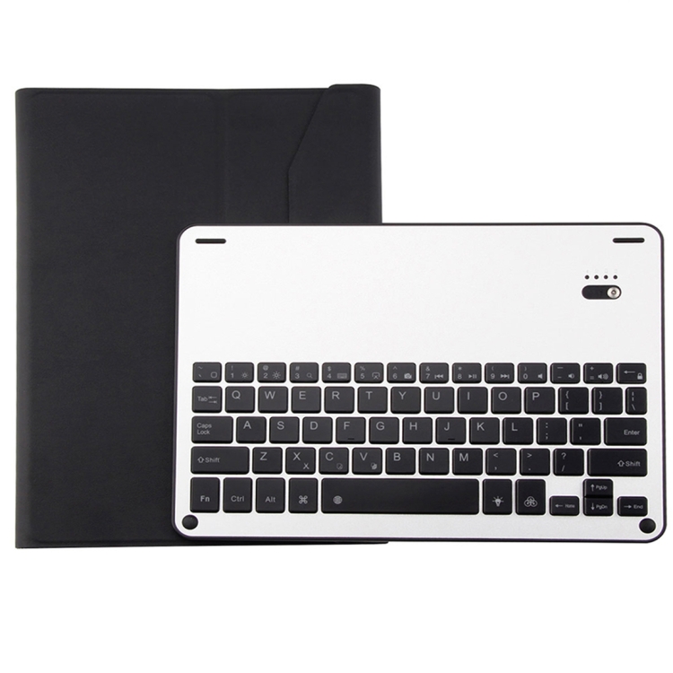 1038D For iPad Air 2 & Air 1 / Pro 9.7 inch & 2017 iPad & 2018 iPad Backlight Version Lambskin Texture Detachable Aluminum Alloy Bluetooth Keyboard Leather Cover with Stand Function (Black)
1038D For iPad Air 2 & Air 1 / Pro 9.7 inch & 2017 iPad & 2018 iPad Backlight Version Lambskin Texture Detachable Aluminum Alloy Bluetooth Keyboard Leather Cover with Stand Function (Black)
