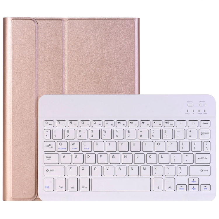 For iPad Pro 10.5 inch Ultra-thin ABS Bluetooth Keyboard Horizontal Flip Leather Case with Holder (Rose Gold)
For iPad Pro 10.5 inch Ultra-thin ABS Bluetooth Keyboard Horizontal Flip Leather Case with Holder (Rose Gold)