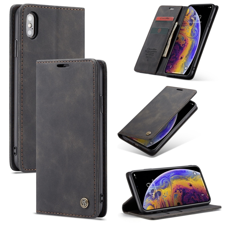 CaseMe-013 Multifunctional Retro Frosted Horizontal Flip Leather Case for iPhone XS Max, with Card Slot & Holder & Wallet(Black)
CaseMe-013 Multifunctional Retro Frosted Horizontal Flip Leather Case for iPhone XS Max, with Card Slot & Holder & Wallet(Black)