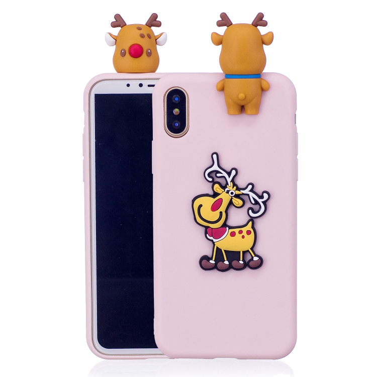 3D Paster Elk Pattern TPU Protective Case for iPhone XR(Pink)
3D Paster Elk Pattern TPU Protective Case for iPhone XR(Pink)