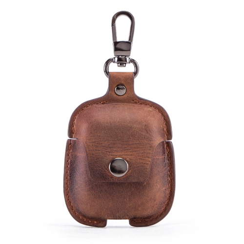 CF1100 For AirPods 1 / 2 Crazy Horse Texture Earphone Protective Leather Case with Hook(Brown)
CF1100 For AirPods 1 / 2 Crazy Horse Texture Earphone Protective Leather Case with Hook(Brown)