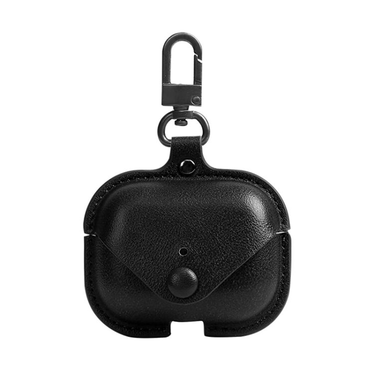 For AirPods Pro Litchi Texture PU Leather Earphone Protective Case with Hook (Black)
For AirPods Pro Litchi Texture PU Leather Earphone Protective Case with Hook (Black)