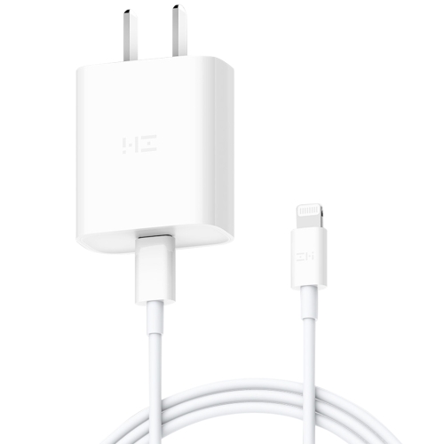 Original Xiaomi ZMI 18W Quick Charger Power Adapter with Type-C / USB-C to 8 Pin Charging Cable, US Plug (White)
Original Xiaomi ZMI 18W Quick Charger Power Adapter with Type-C / USB-C to 8 Pin Charging Cable, US Plug (White)