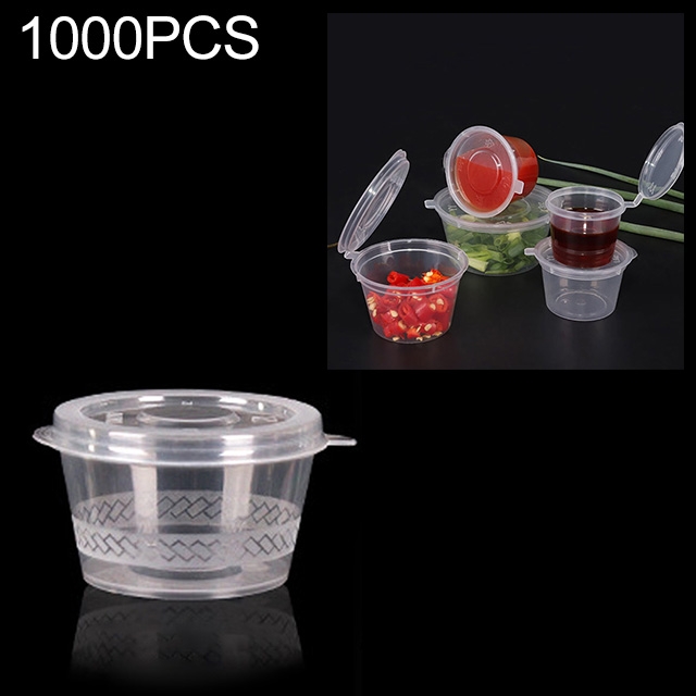 1000 PCS Thick Disposable Transparent Plastic Takeout Packaging Seasoning Box with Lid, Style: 1.5oz Siamese Cup 40ml
1000 PCS Thick Disposable Transparent Plastic Takeout Packaging Seasoning Box with Lid, Style: 1.5oz Siamese Cup 40ml