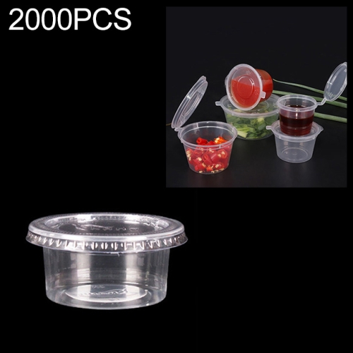 2000 PCS Thick Disposable Transparent Plastic Takeout Packaging Seasoning Box with Lid, Style: 3oz Split Cup 90ml
2000 PCS Thick Disposable Transparent Plastic Takeout Packaging Seasoning Box with Lid, Style: 3oz Split Cup 90ml